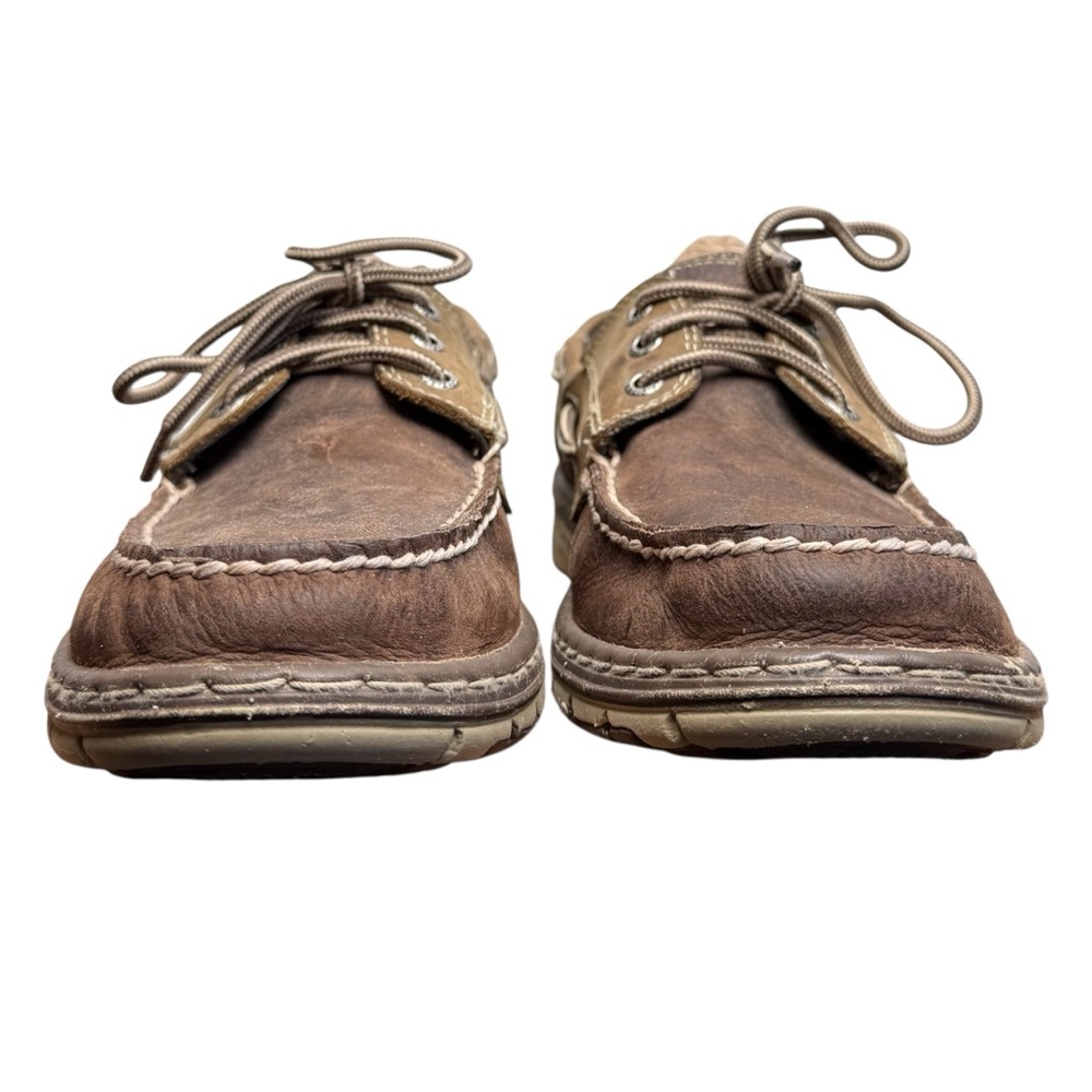 Sperry Top-Sider Men's Brown Leather Boat Shoes Loafers Size 9.5 - Picture 4 of 12